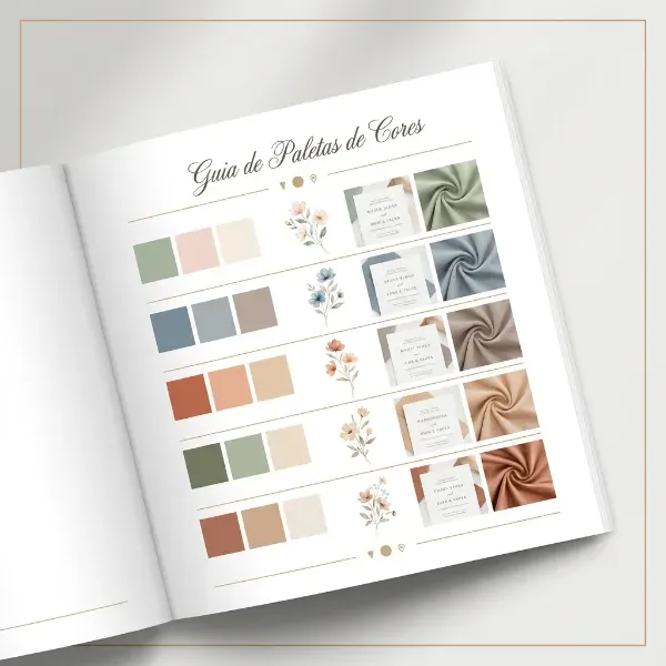 Bônus #01: Guia de Paletas de Cores para Casamento